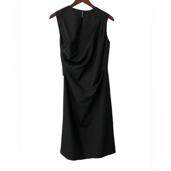 Dries Van Noten Devos Draped Sheath Black Dress Size 38 NWT - Picture 3 of 7